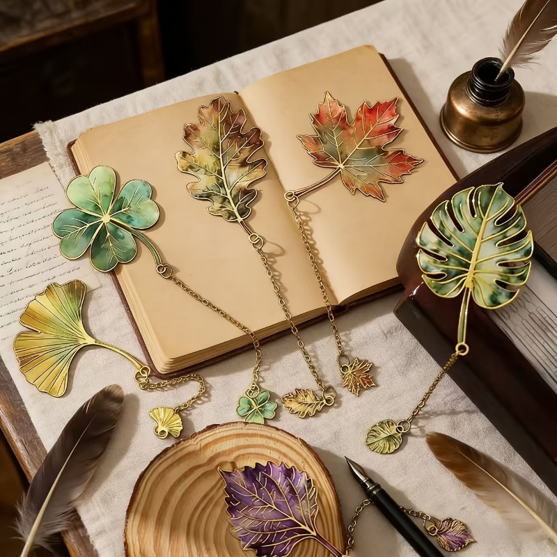 Dried Flower Bookmark - 1 Pezzo Segnalibro Vintage a Forma
