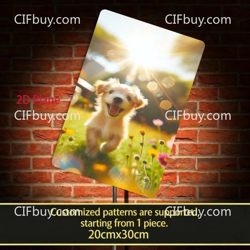 Pet Portrait Custom - [2D Piatto] 1 pezzo Insegna in