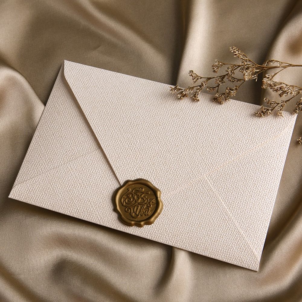 Busta retrò con texture in lin - Wax Seal Letter Kit recensione e prezzo